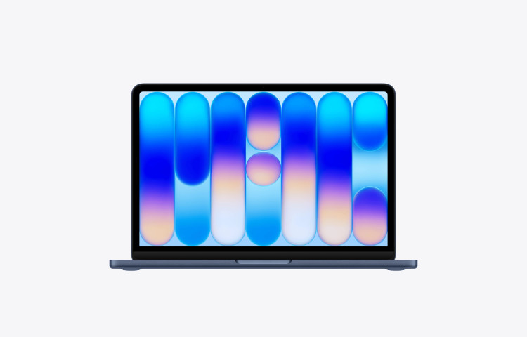 مک بوک نئو ۱۳ اینچ A18 Pro حجم 256GB SSD با رم 8GB سرمه ای MHFF4