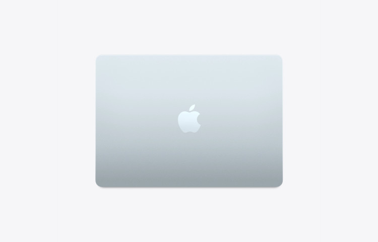 مک بوک ایر 15 اینچ M4 حجم 512GB SSD با رم 24GB آبی آسمانی MDVD4